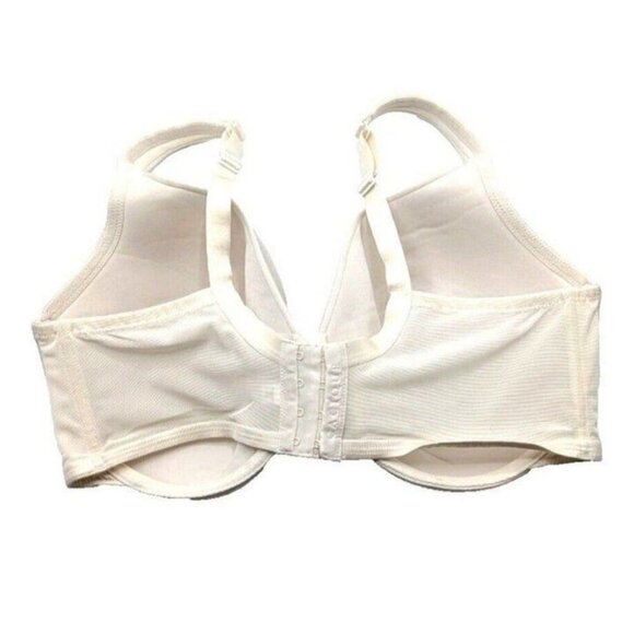 Cacique Lane Bryant Womens Bra Smooth Satin Full Coverage 40DDD Ivory Bisque - Picture 8 of 8